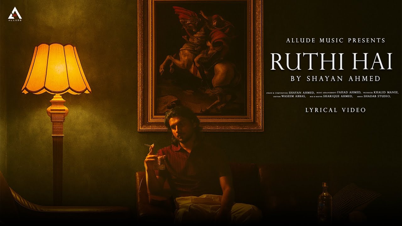 Ruthi Hai - (Official Visualizer) | Shayan Ahmed | A Pop-Rock Fusion | Allude
