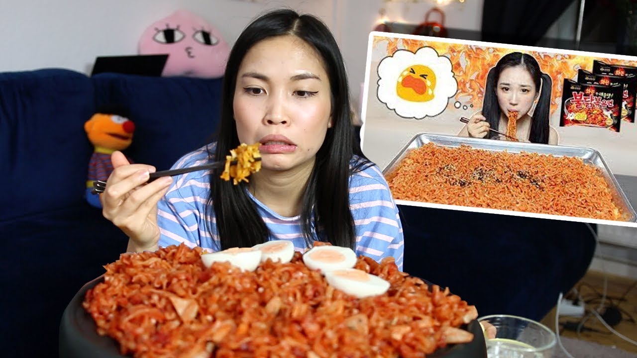 Ich versuche Mukbang zu essen wie die Koreaner (3000 Kalorien)