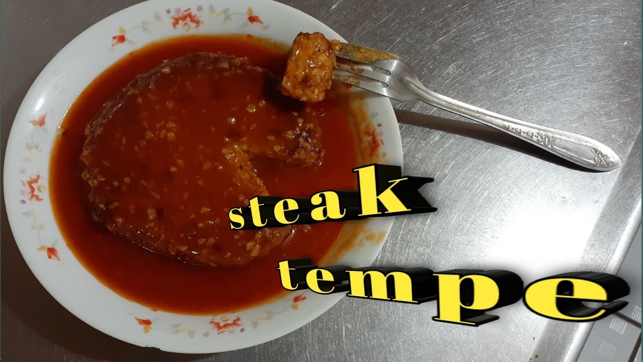 STEAK TEMPE || mudah & murah || takaran sendok