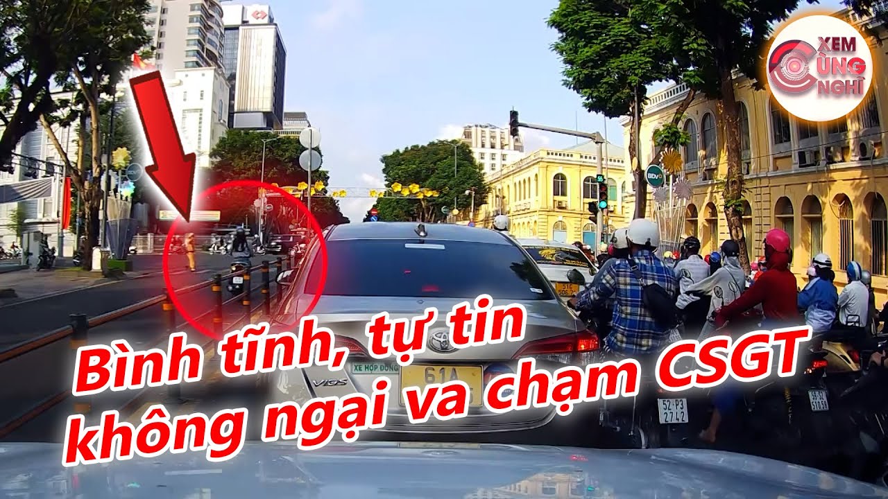 Chạy Xe Ngược Chiều Tự Tin Max Level…và cái kết gặp chú áo vàng! Camera giao thông, lái xe an toàn