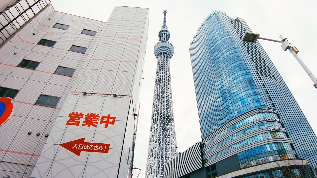 Tokyo Cycling Tour Akihabara To Skytree | Bike Ride POV 4K