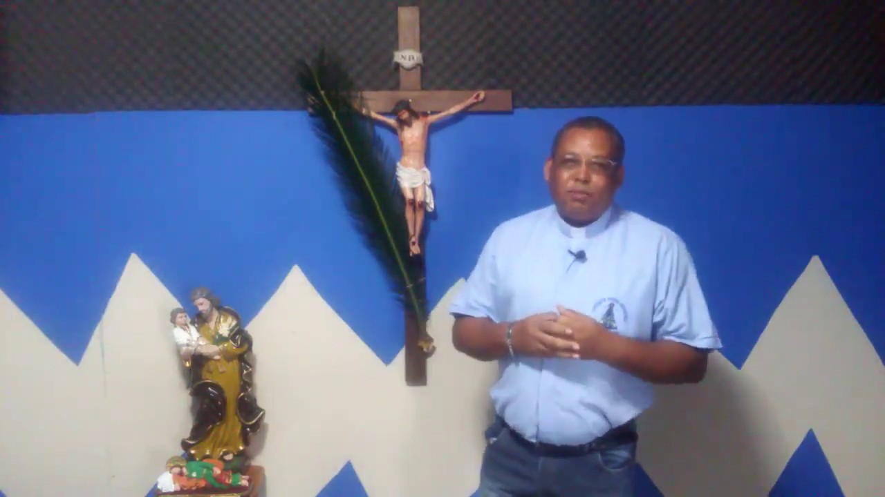 Celebrações da semana Santa, na paróquia Nossa Senhora Aparecida.