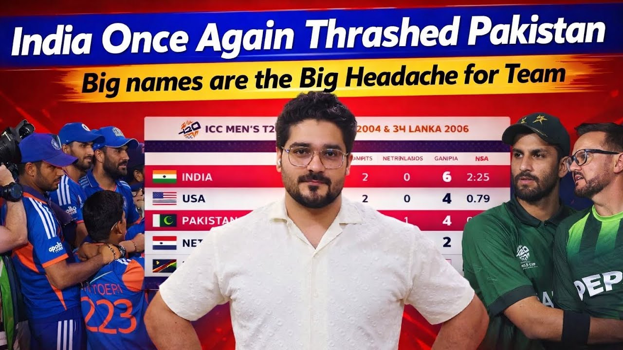 Big names Big flops | India rips through Pakistan Cricket Team | SKY | Babar Azam | Shaheen | Salman