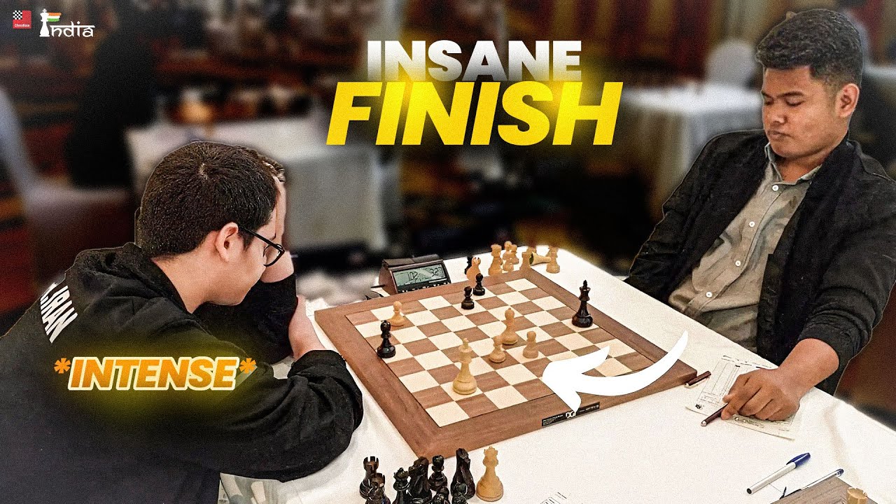 An Insane Endgame | IM Movahed Sina vs IM Michael Concio Jr. | 30th Abu Dhabi Masters