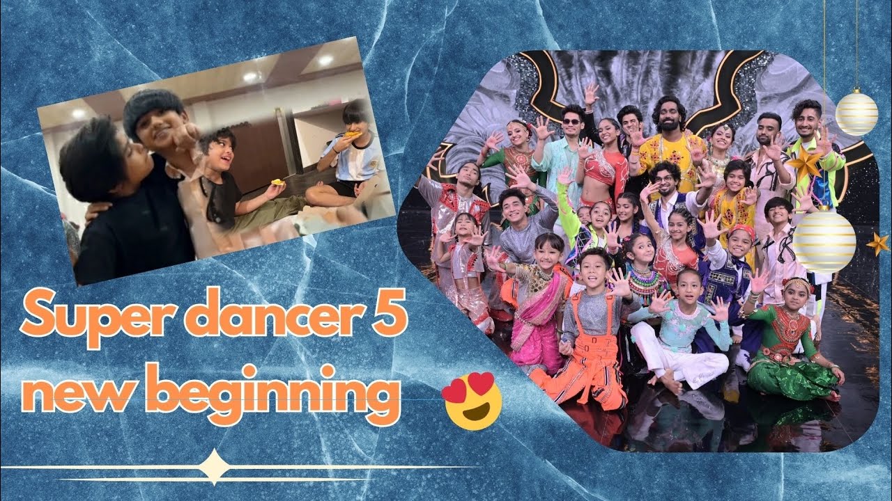 Super dancer chapter 5 shuru hogya 🤩🔥 || shoot day & celebration 🙈 #superdancer5 #sonytv 