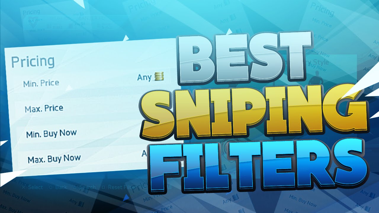 FIFA 16: MY TOP 5 SNIPING FILTERS | MAKE AMAZING PROFIT!!