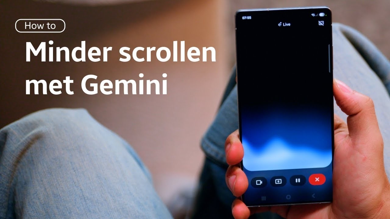 Gemini Live voor mentale rust op je Samsung Galaxy | Samsung Belgium