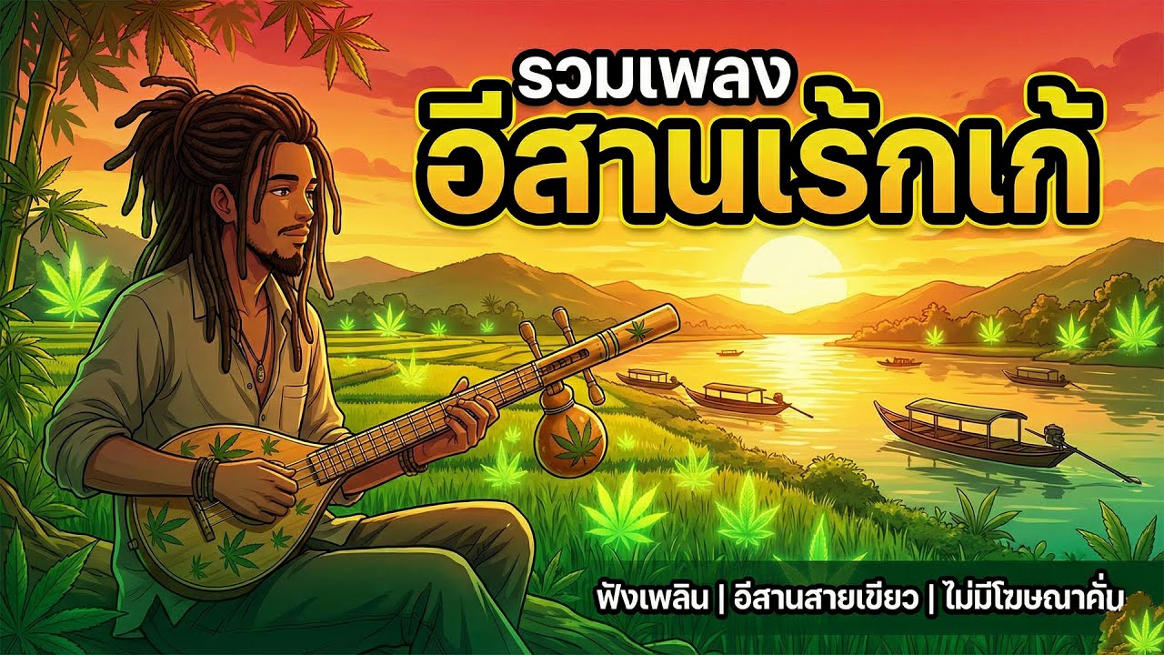 รวมเพลงเรกเก้-อีสาน 🎵อินดี้มาใหม่ ฟังยาว 1 ชั่วโมงเต็ม มาแรงที่สุดในตอนนี้ (Longplay)