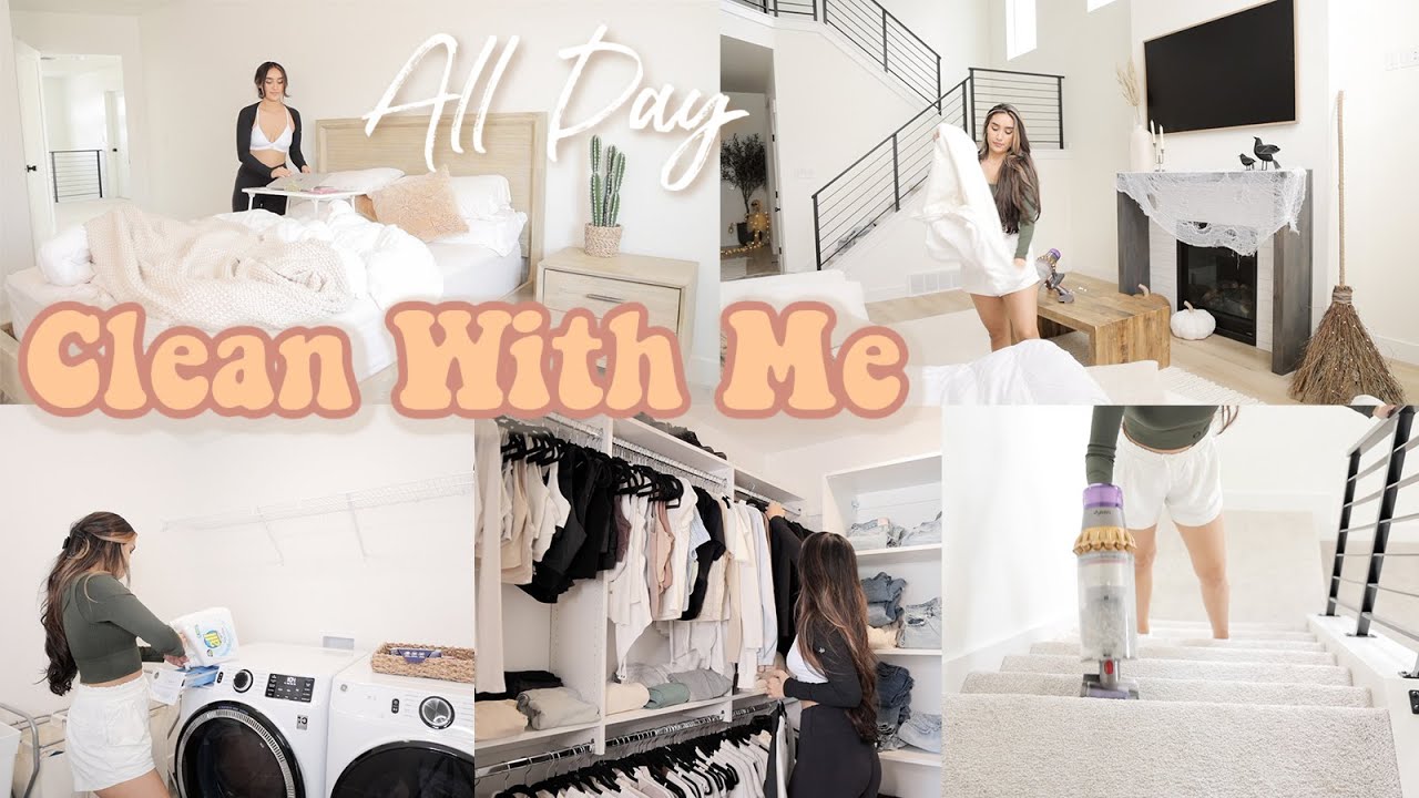 NEW! All Day Clean With Me 🍂 2 days of Cleaning Motivation Fall 2022