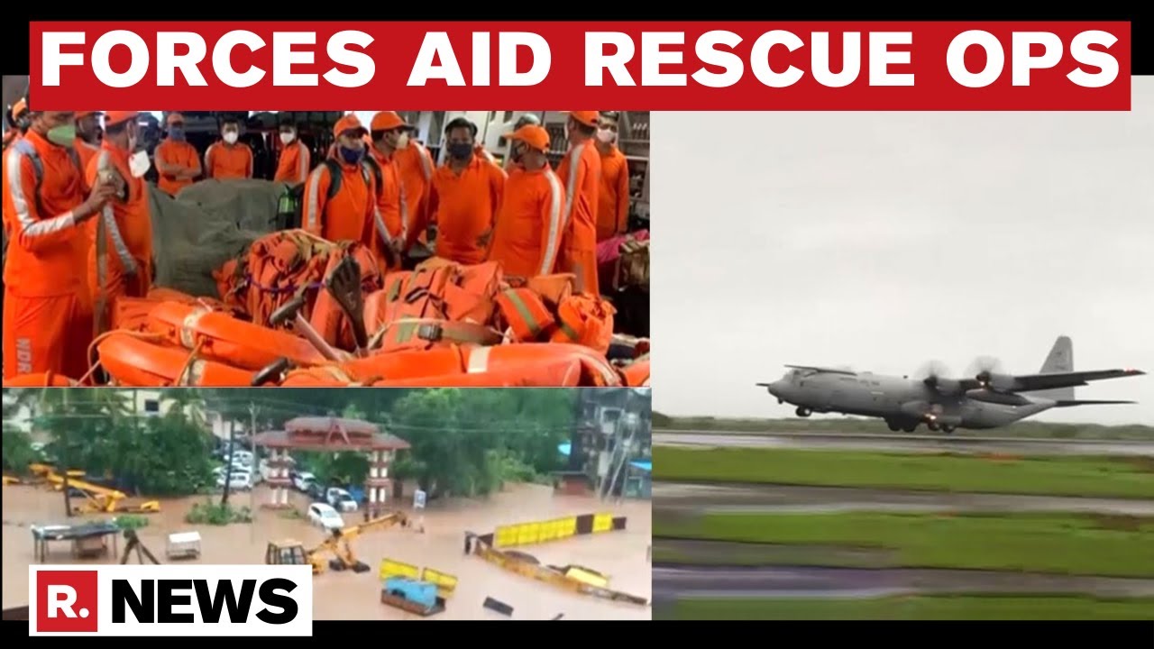 Incessant Rains Take Place In Konkan Towns; Coast Guard, Navy & NDRF Intervenes | Republic TV