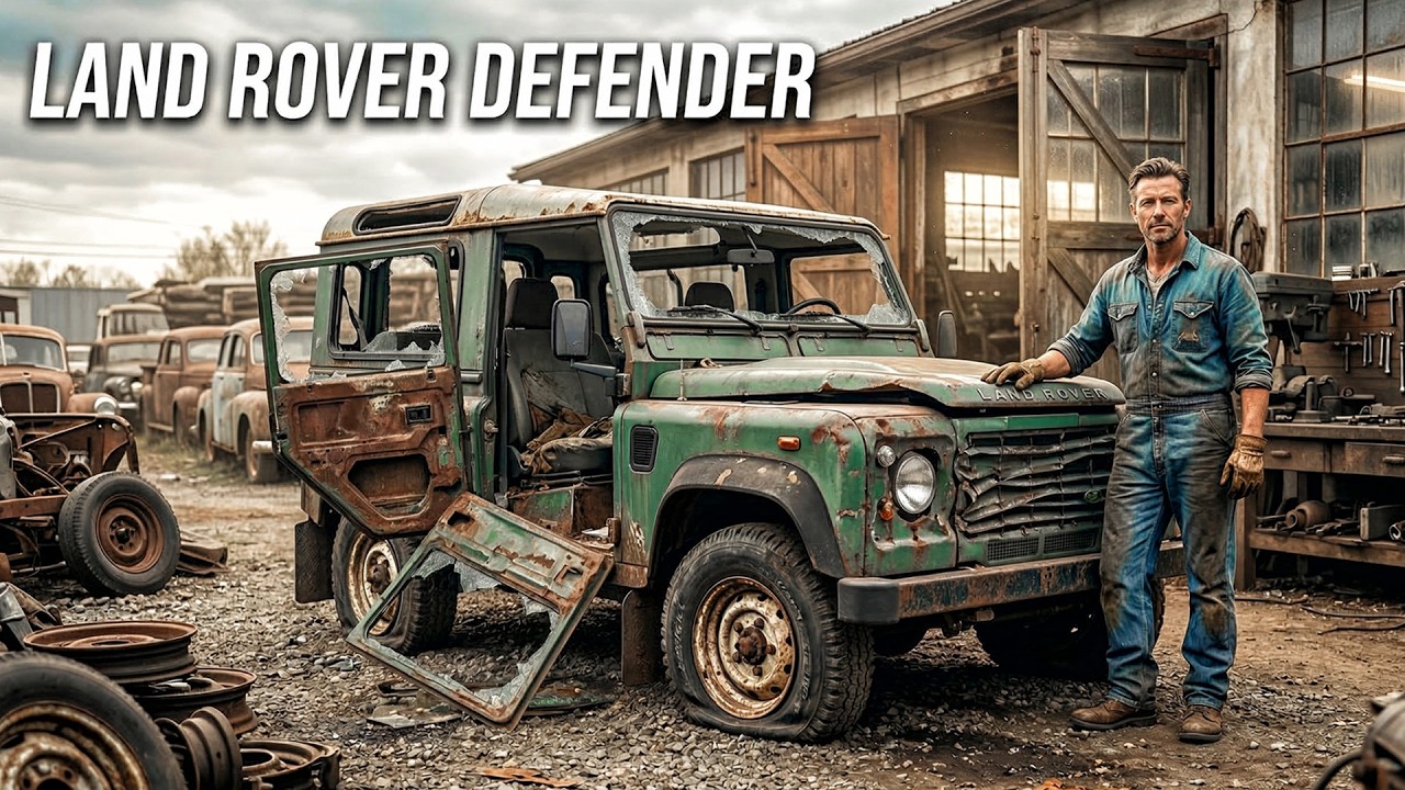 ASMR CAR RESTORATION! FULL RESTORATION LAND ROVER DEFENDER FROME TRUSH TO LUXURY