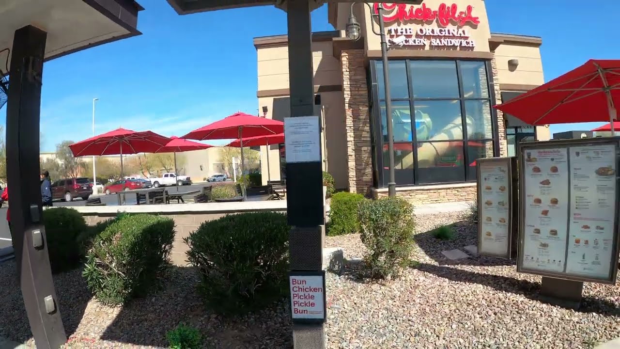 Chick-fil-A Drive-Thru, 12 Nuggets, Waffle Fries, Lemonade, Promenade Pkwy, Casa Grande, Arizona GFH