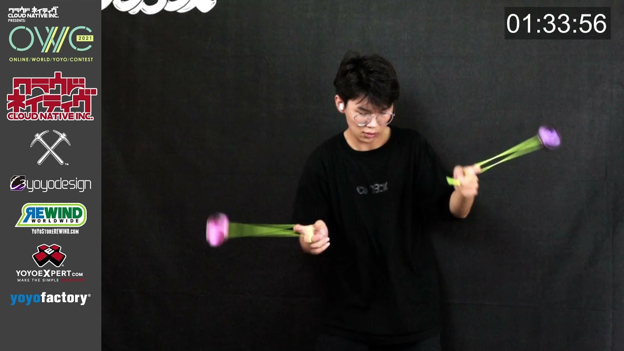 [OWYYC2021] 3A Final - Qing Yang - ONLINE WORLD YOYO CONTEST 2021 Presented by Cloud Native