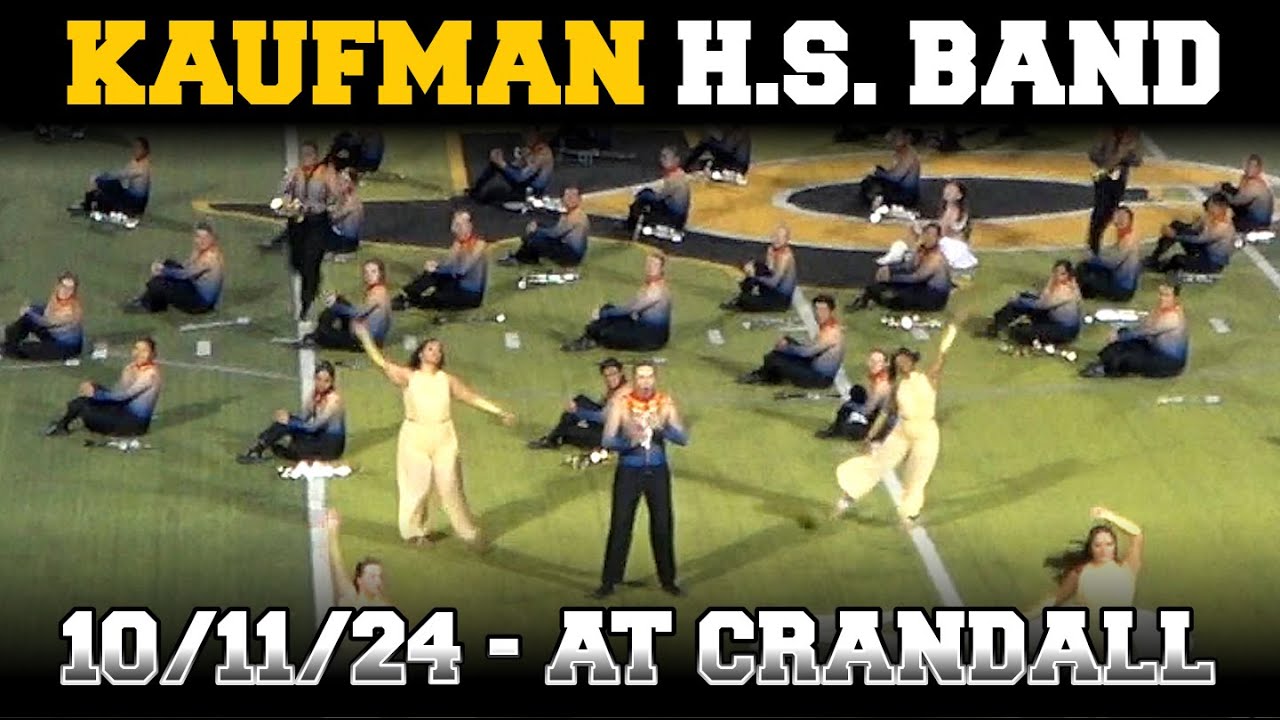 KHS Marching Band at Crandall, 10-11-24