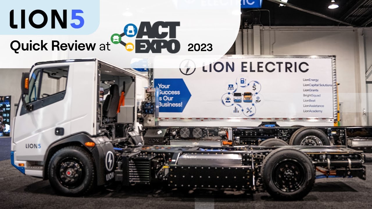The New Lion5 and LionBattery at ACT Expo 2023 | WALKAROUND