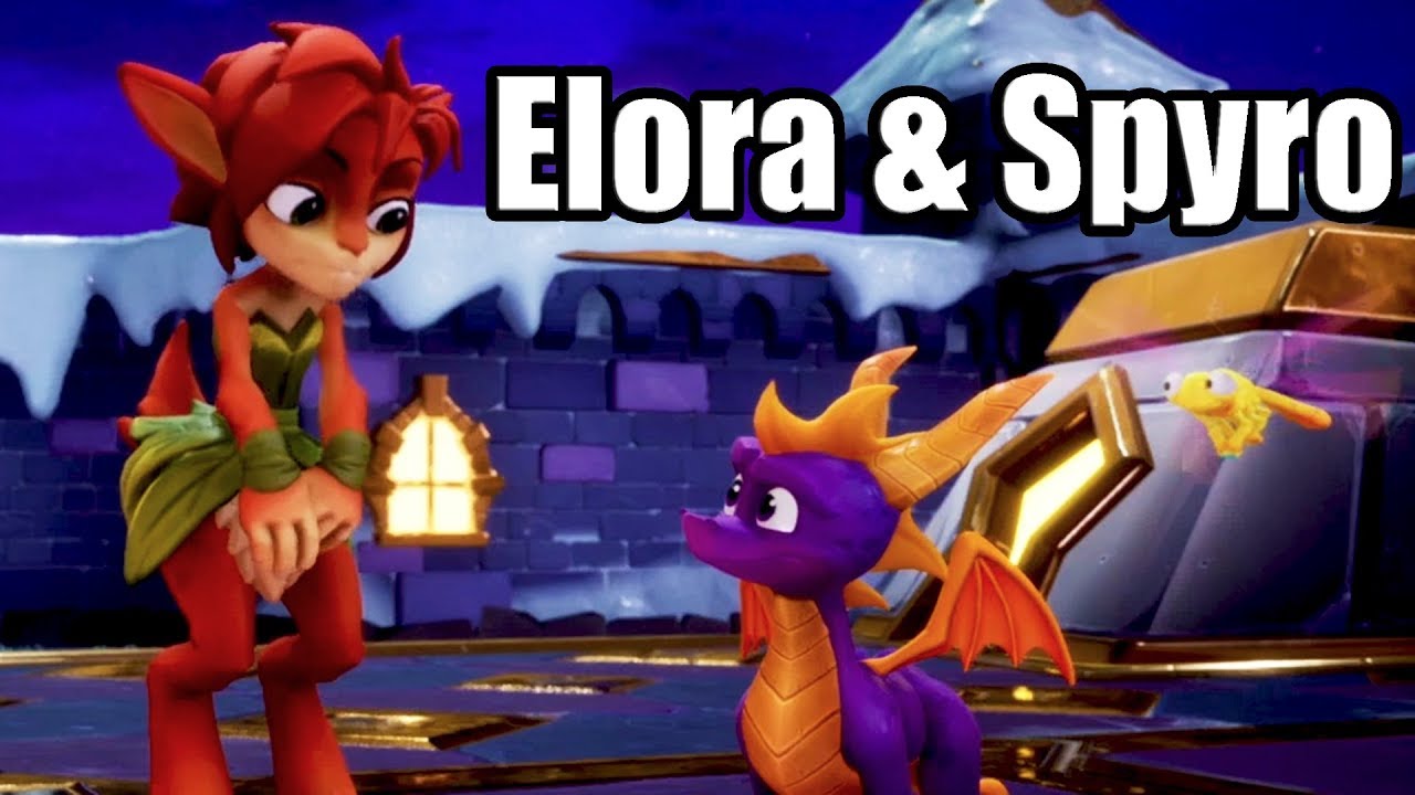 SPYRO REIGNITED TRILOGY - Elora & Spyro (All Cutscenes with them Together)