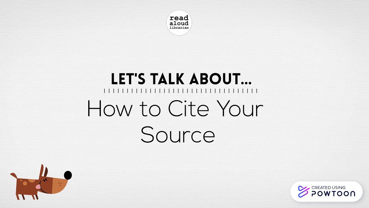 How to Cite Your Source - Research and Library Skills for Kids