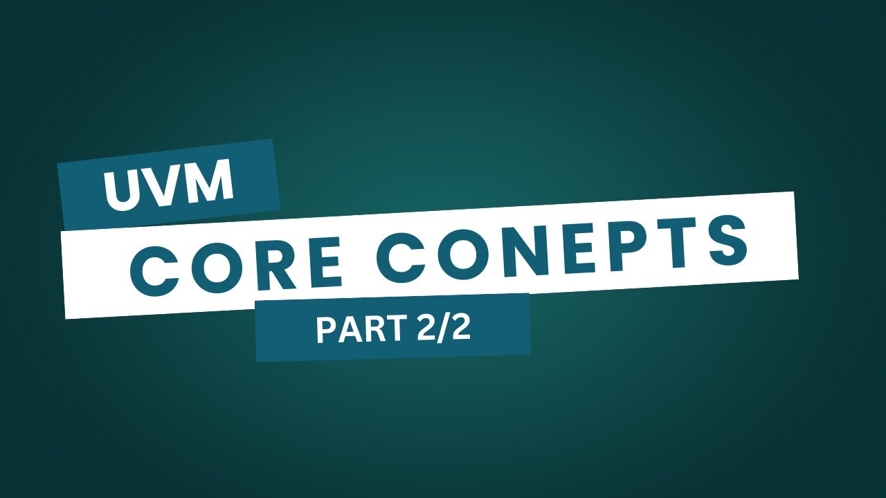 UVM Core Concepts Explained | Part 2:  Architecture, Phasing, and Stimulus  |  GrowDV full course