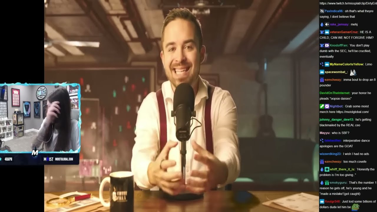 Coffeezilla заставила Сэма Бэнкмана-Фрайда признаться в мошенничестве — реакция Penguinz0