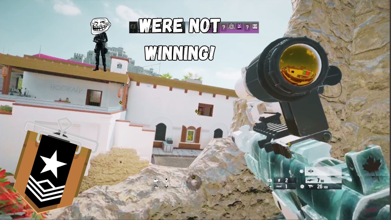 Barely competing in ranked R6 Console