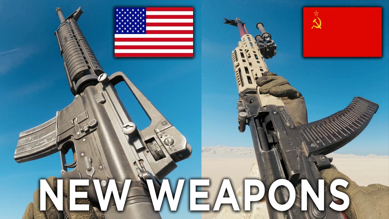 NEW Battlefield 6 Season 3 Weapons Real Names/Origins and Attachments Showcase