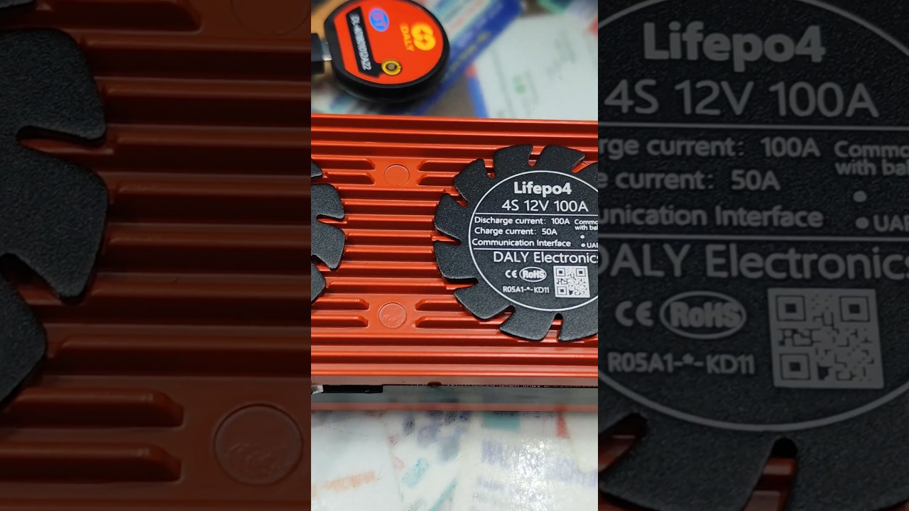 4S BMS  12v-BMS 4S 12V 100A LiFePO4 Battery Protection Board #shots #bttary #shots