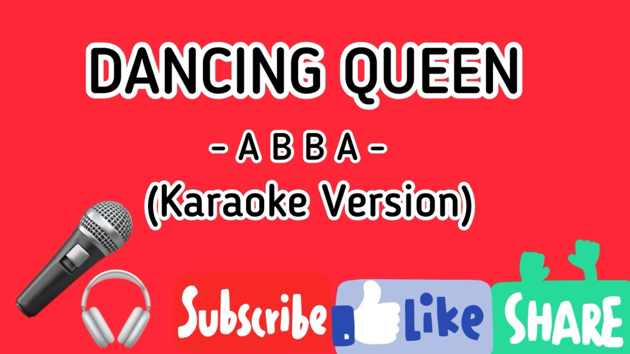 DANCING QUEEN - ABBA (Karaoke Version) #evannavlog