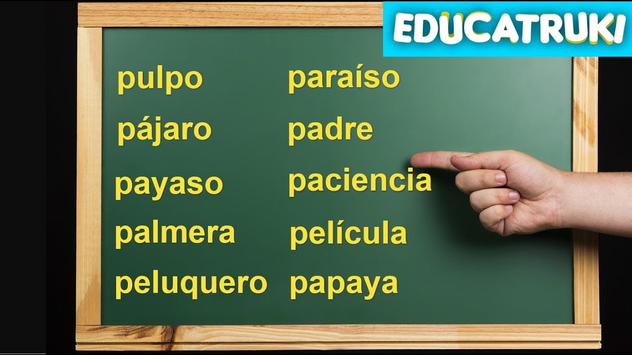 DICTADO de PALABRAS - PA PE PI PO PU [Nivel 2] | EDUCATRUKI