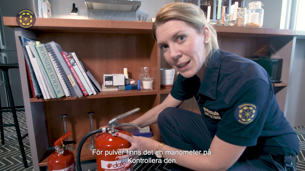 Säkra tips om brandsläckare