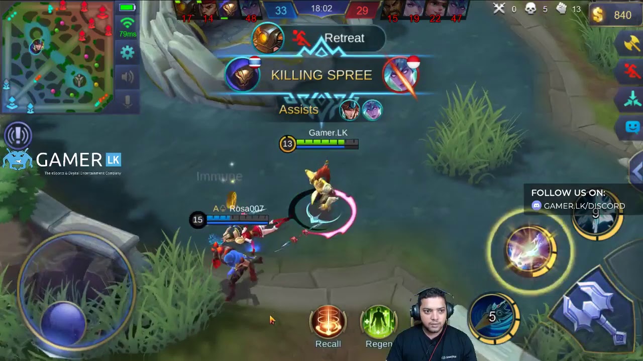 Mobile Legends, Live from Gamer.LK Esports Studio