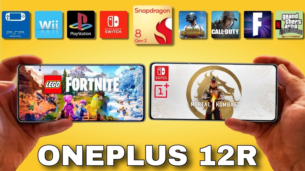 OnePlus 12R Review | Gaming Test - PUBG, Fortnite, COD Mobile, Nintendo Switch Emulation