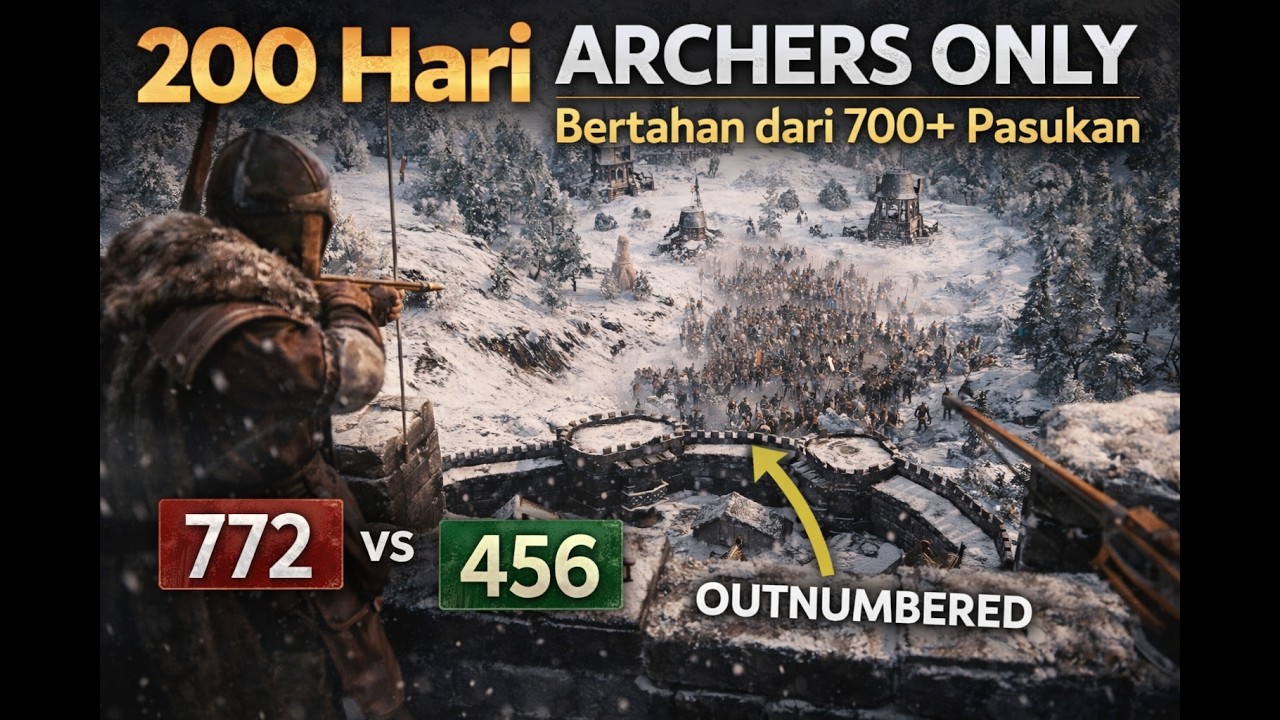 200 Hari ARCHERS ONLY dan Bertahan dari 700+ Pasukan