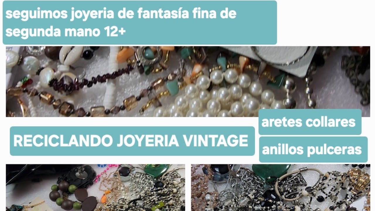 Más Joyeria 12 libras collares, pulceras,anillos todo de segunda mano Goodwill