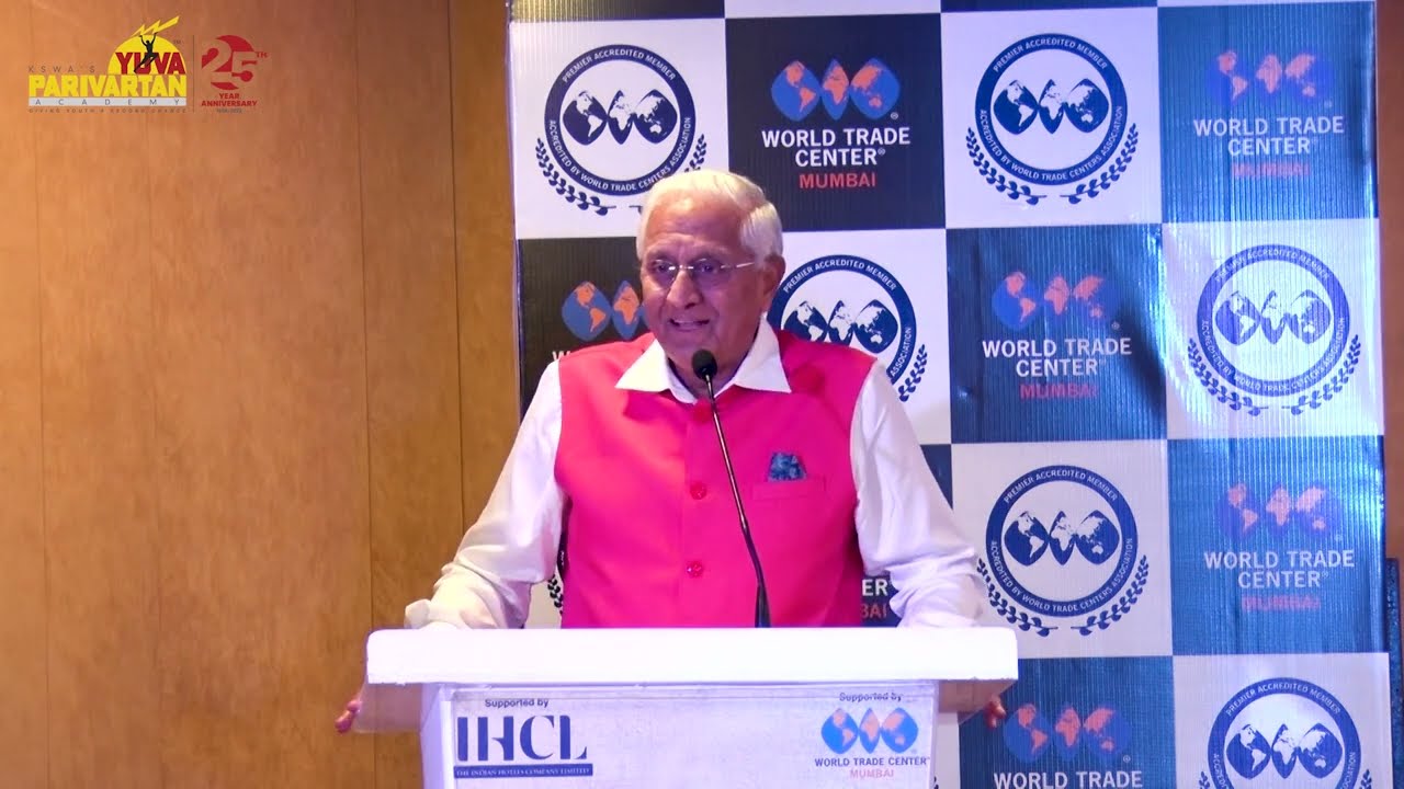 Inspirational Talk by Shri. R Gopalakrishnan | Yuva Parivartan Silver Jubilee Celebration