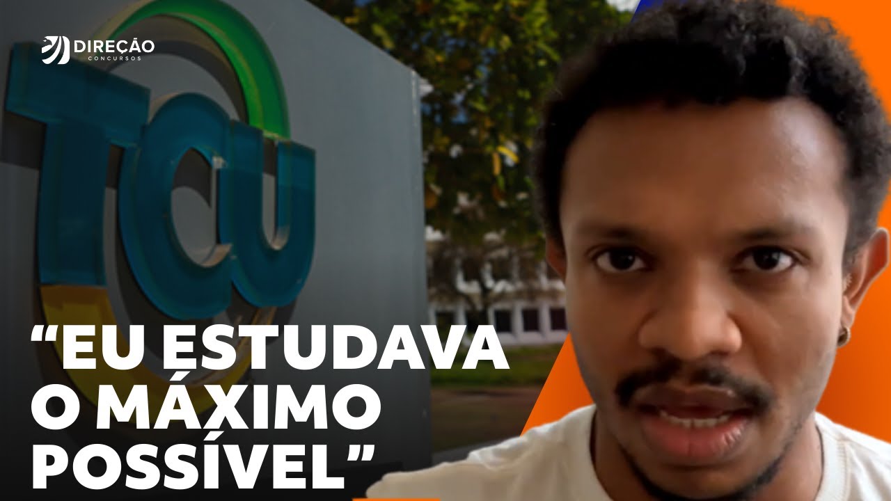 ALUNO DO DIREÇÃO PASSOU NO TCU SÓ COM NÍVEL MÉDIO