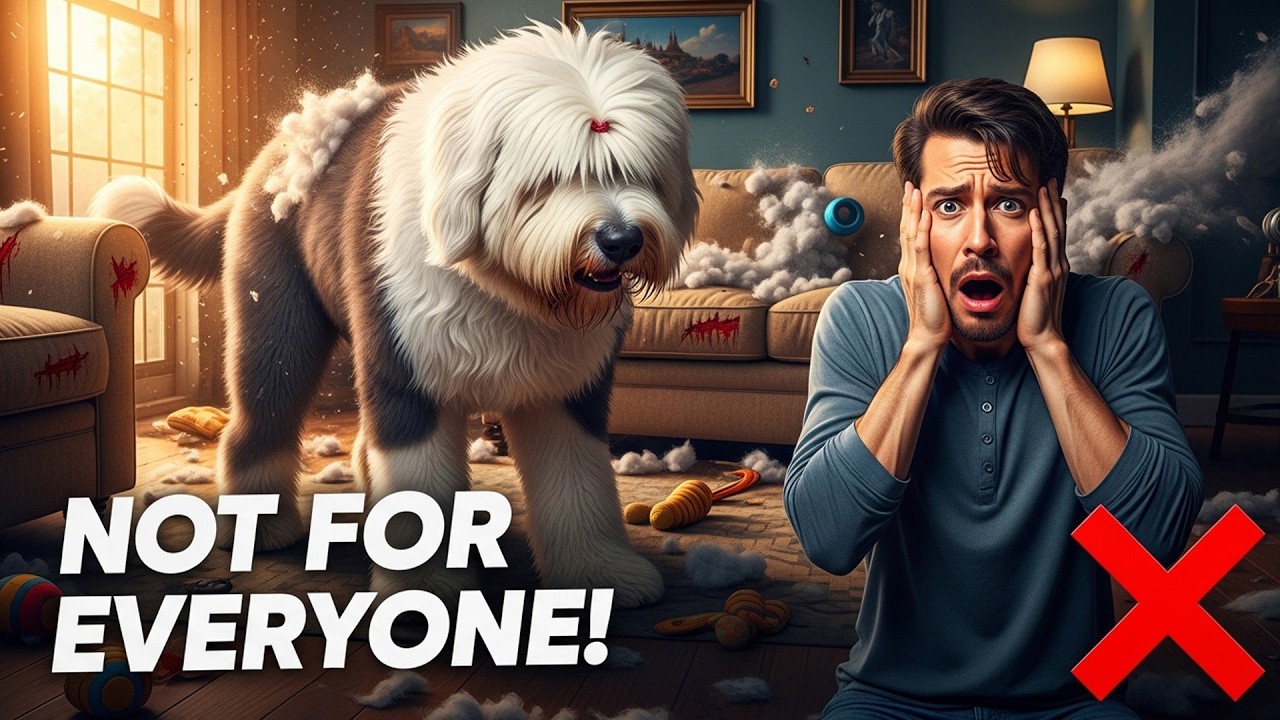 Why Old English Sheepdogs Are NOT for Everyone