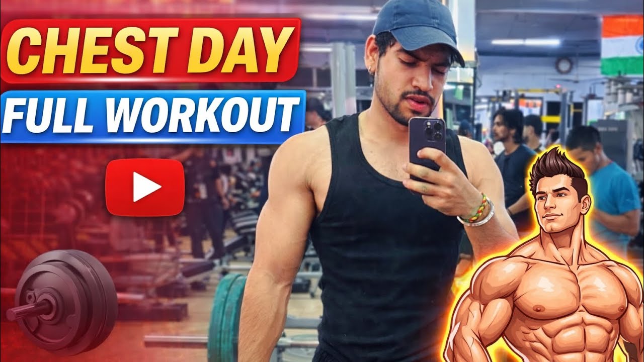 Chest day full workout | Abhi puri 