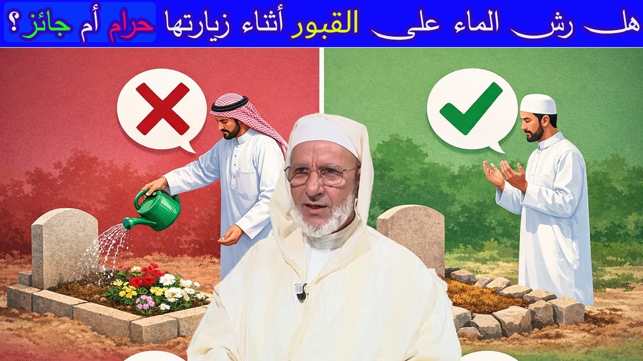 رش الماء على القبور: حكم شرعي يجيب على الجدل!
