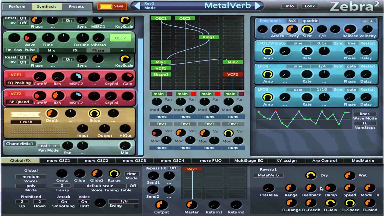 U-he Zebra tutorial - Make Crazy Bass Sounds With The Ringmodule