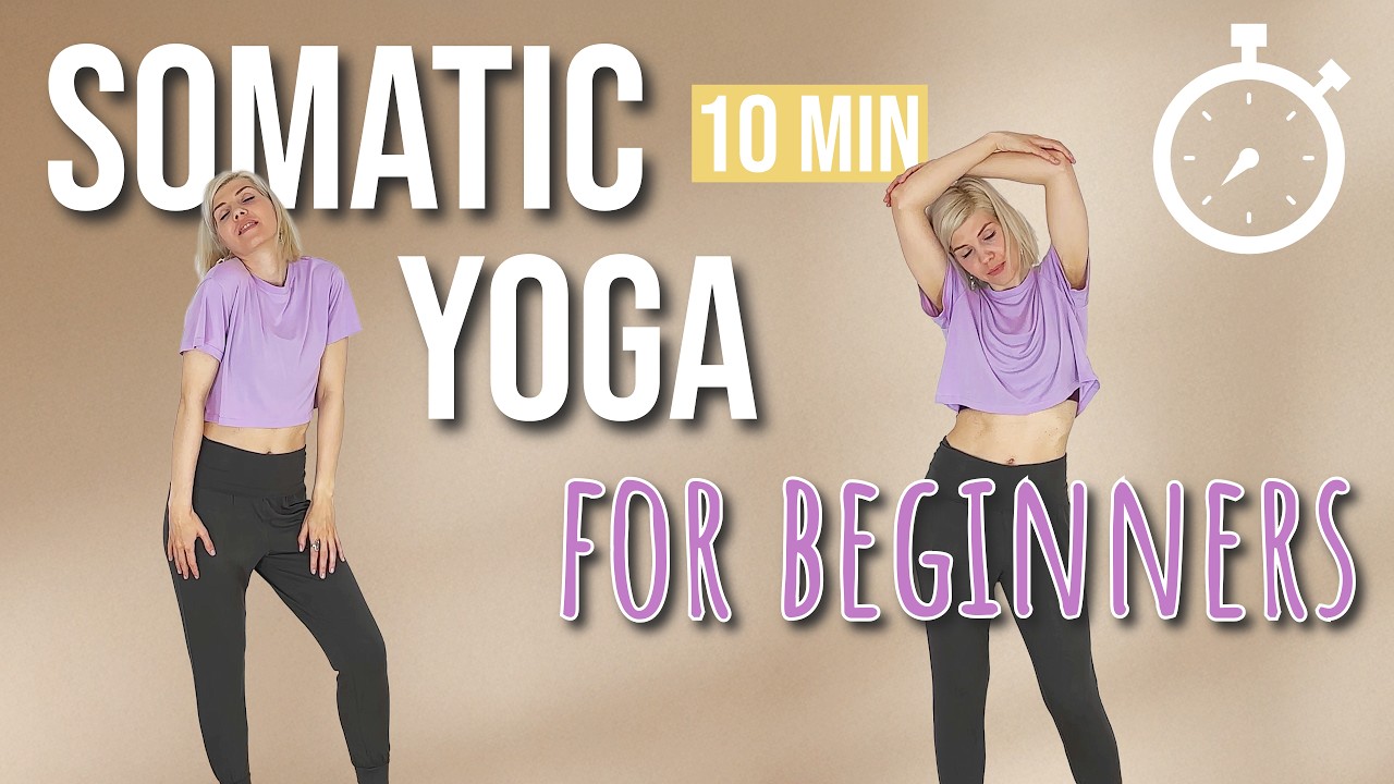 10 MIN Standing Somatic Yoga for Beginners to Release Tension & Stress