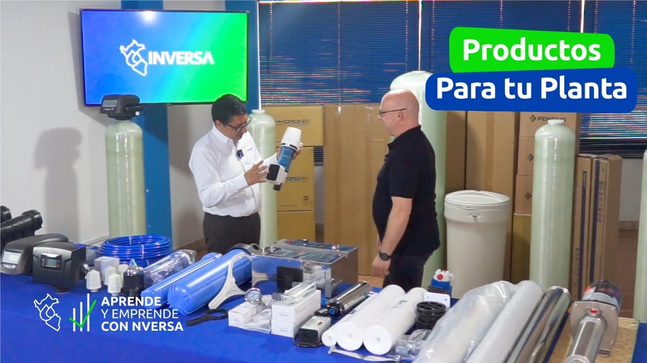 Productos esenciales para tu planta envasadora de agua / Planta purificadora de agua