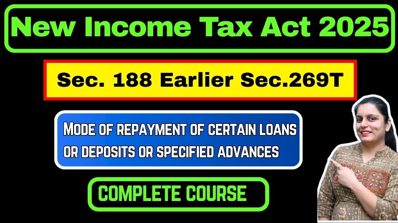 Repaying Loan in Cash? Big Income Tax Penalty! | Section 188 Explained ⚠️