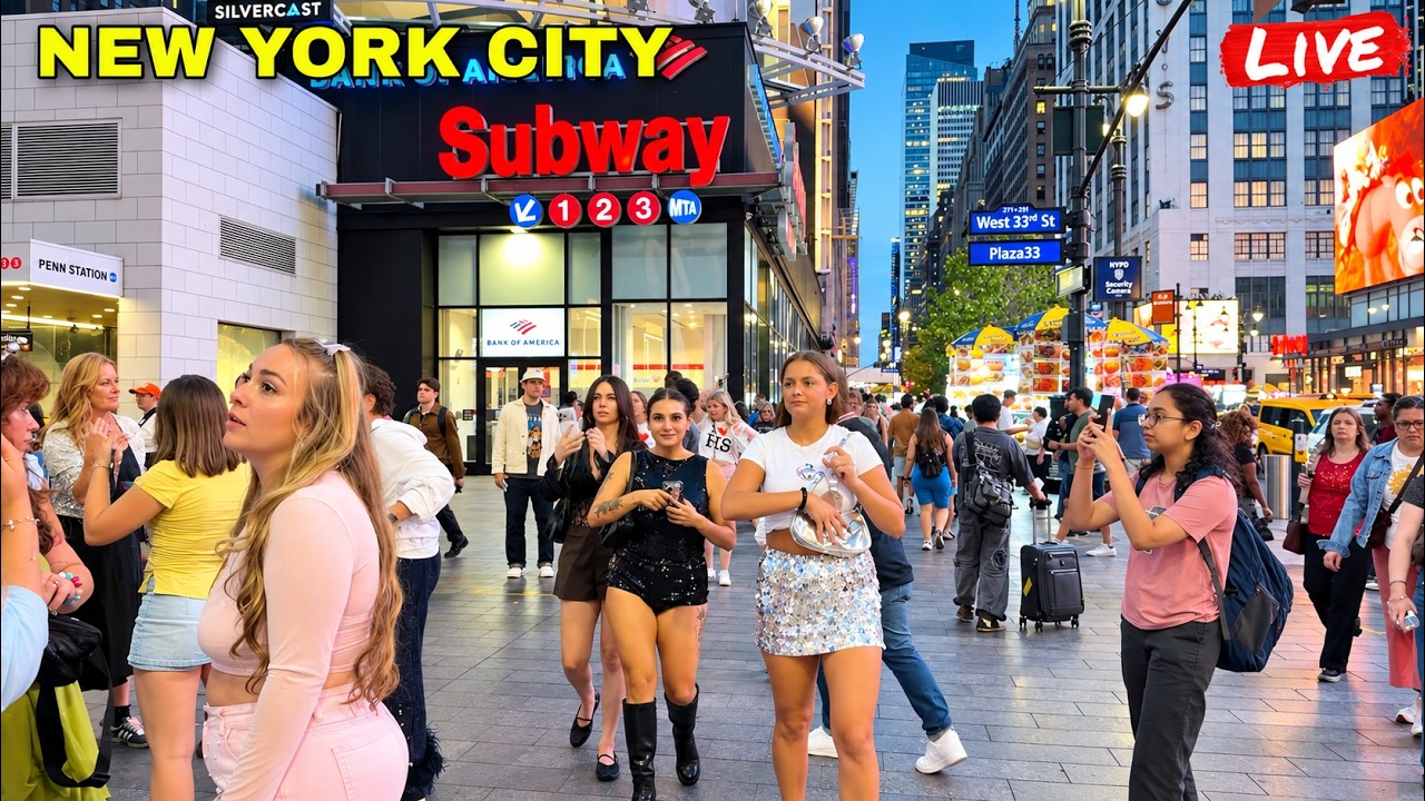 IRL New York City Last Day Of Summer Monday Evening Walk In Manhattan (21st September 2026)