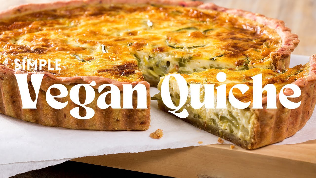 Simple Vegan Quiche! Delicious way to enjoy a Sunday brunch!