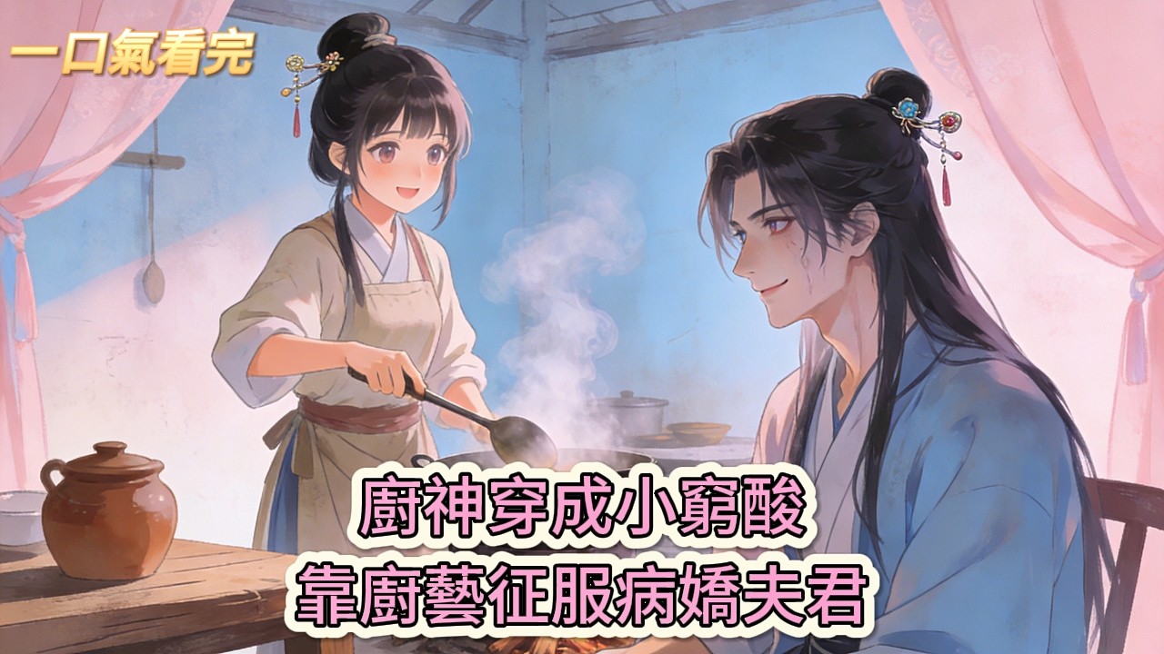 完结小说💕《抱最粗大腿我在古代混的風生水起》廚神穿成小窮酸，靠廚藝征服病嬌夫君#推文 #小说 #悠悠书屋
