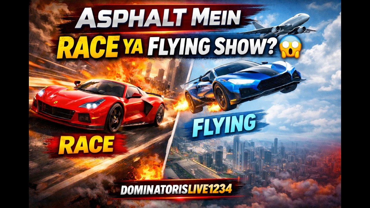 ASPHALT LEGENDS mai car chalegi ka flying show hoga #asphalt #asphaltlegends #games