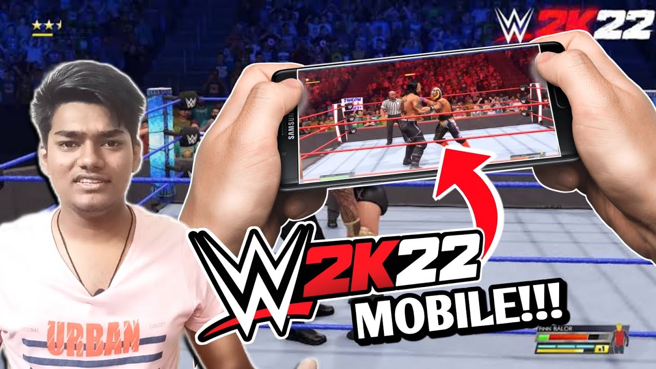 WWE 2K22 ON MOBILE!!!😱🔥