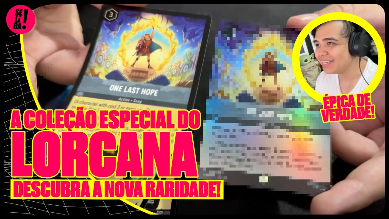 🃏Coleção Especial de Disney Lorcana! ✨ Puxei uma nova raridade INSANA!