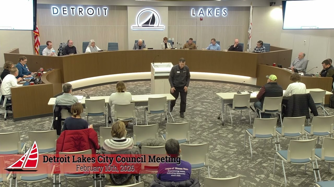 City of Detroit Lakes Regular City Council Meeting February 10th, 2026