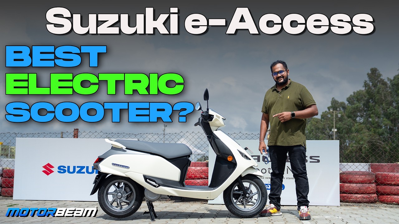 Suzuki e-Access Ride Review - Best Electric Scooter For India? | MotorBeam